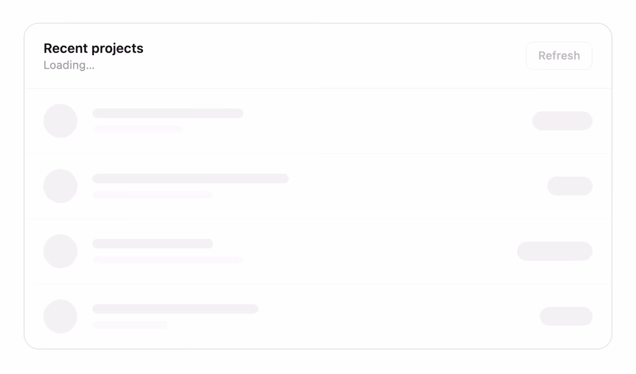 Skeleton loading state — Tailwind CSS Bonus layout preview