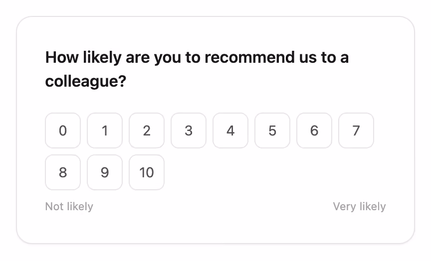 Feedback rating widget — Tailwind CSS Contact layout preview