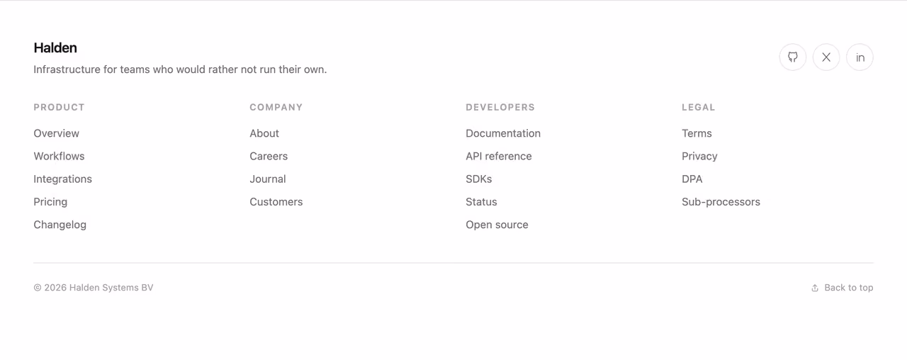 Accordion footer for mobile — Tailwind CSS Footer layout preview